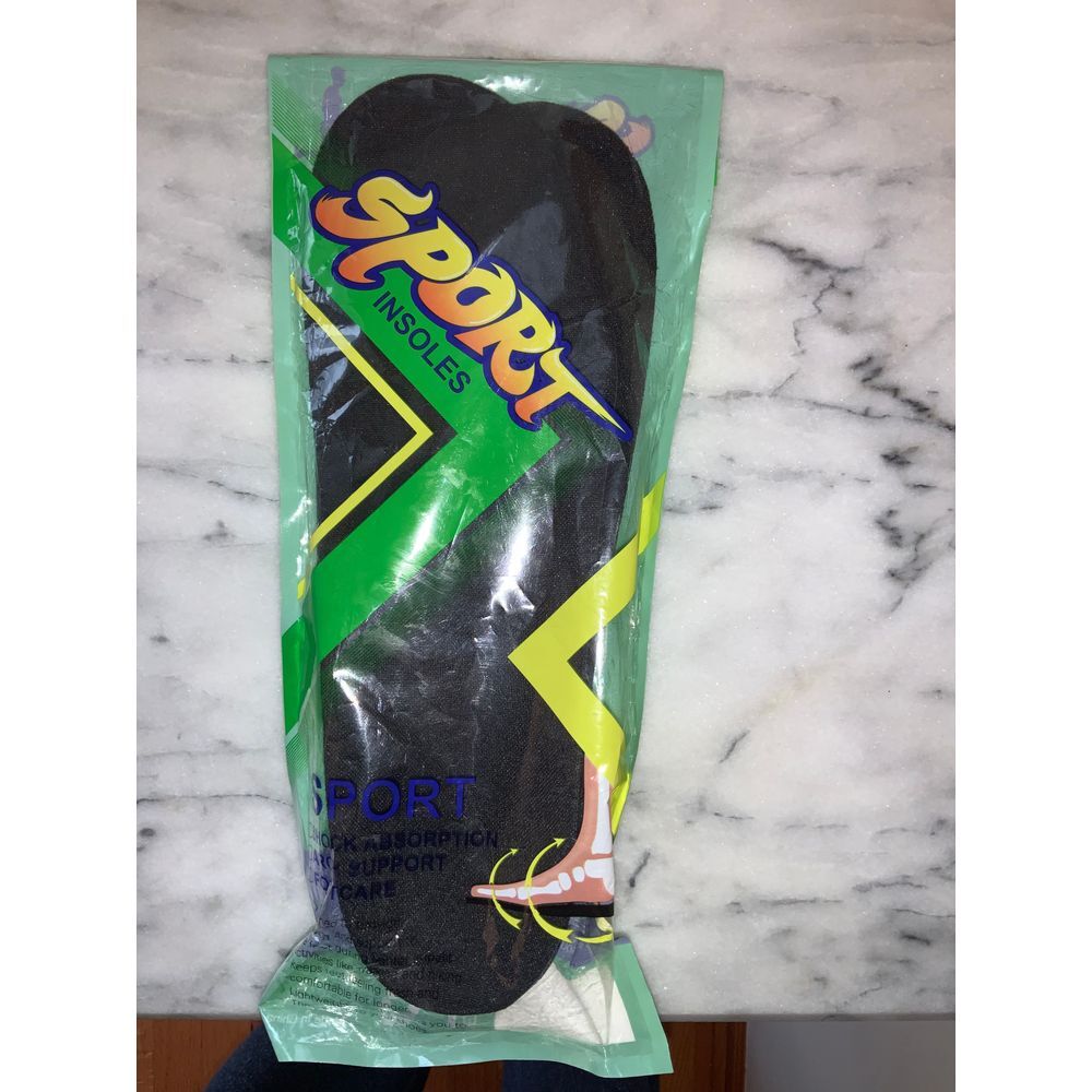 Mens MV Sport Black Athletic Insoles 8.5-9.5 MEN SIZE